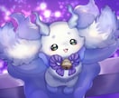 動物・モンスターキャラの１枚絵描きます かわいい高クオリティの背景つきイラストをご希望の方に！ イメージ1