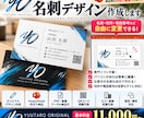 自分で編集できる名刺デザインを作成します 納品後も自分で編集可能！会社・店舗・個人事業主様にもおすすめ イメージ1