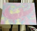 静かな海を描く油絵　一点ものになります 穏やかな海の色が心を静かに包みます イメージ5