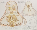 可愛いお洋服のデザインを描きます 貴方のオリジナルキャラクターに似合うロリータ衣装デザイン イメージ2