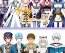 Vtuberキャラデザ～モデリング全工程制作します Live2Dモデル・ロゴ・SDキャラアイコンまで一括制作！ イメージ4