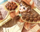 約1週間で高品質な季節・イベントのイラスト描きます 猫の日イラスト〜2/15まで〇冬のイラスト等制作〇 イメージ8