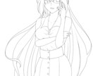 あなたの代わりにそのキャラ線画します 面倒な線画任せて下さい！線画代行します。 イメージ1