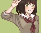 上半身のかわいい女の子のアイコンイラスト描きます あなたの好みの女の子を再現します！ イメージ1