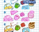 ゆるオシャなイラスト素材描きます 動画や配信に魅力をプラス！グッズなどにも♪商用利用可能！ イメージ2