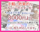 訴求効果抜群のチラシ・ポスターをデザインします オシャレなチラシ・フライヤー・ポスターを格安でデザインします イメージ1