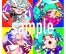 パキッとカラフルな絵柄でアイコンを描きます 思わず目を惹く！そんなアイコンorヘッダー描きます！ イメージ2