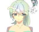 ご依頼を受けて、キャラアイコンなど描きます 参考イラストを元にして私がオリジナルキャラを描きます。 イメージ4