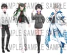 IRIAMやTRPGなどの立ち絵をお描きします キャラクターデザインのみもOK イメージ2