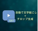 字幕を自動で生成するシステムを提供します 音声ファイルから自動でsrtファイルを作成します！ イメージ1