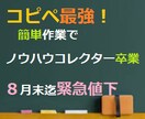 コピペ最強！コンサル生に教えるノウハウを暴露します 簡単作業でまずはノウハウコレクターを卒業しませんか イメージ1