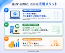 助成金対象！企業向けAI動画研修教材を提供します ＼先行導入企業様向け 特別価格／AIリスキリングとDX支援！ イメージ4
