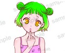 モエ〜な可愛い女の子描きます 雑誌など商用利用OK萌えかわ少女イラスト作成します イメージ1