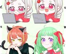 立ち絵 サムネイル アイコン お描きします 立ち絵 サムネイル アイコン かわいい系のイラストが得意です イメージ8
