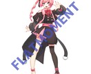 クオリティの高いキャラクター立ち絵制作いたします Vtuber立ち絵、IRIAM用のキャラクターイラスト！ イメージ2