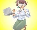SNSアイコン作成します SNSアイコン向け／水彩塗やCG塗 イメージ1