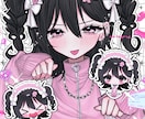 表情豊かでときめくイラスト制作致します 貴方の活動を全力サポート！何度でも修正可〇 イメージ7