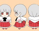 キャラクターイラスト何でも描きます ミニ〜八頭身、立ち絵・一枚絵・三面図、何でもご相談ください イメージ7