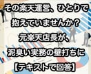 元楽天店長がテキストで回答。B2Bの相談乗ります 楽天＆自社ECの並行運営の現場を生き抜いた経験をあなたに！ イメージ1