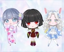 配信・推し活向け♡商用可SDミニキャラ描きます キラきゅん塗りでこだわり衣装や本人様寄せ可◎丁寧に描きます イメージ6