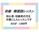 初心者・初級者向けオンライン韓国語レッスンします 韓国語が全くわからなくても丁寧に教えます イメージ1