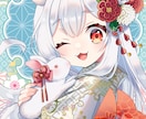 アイコン、立ち絵、一枚絵などイラスト作成いたします キラキラ可愛いイラストが得意です イメージ1
