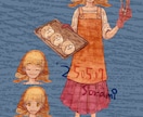 水彩でTRPG立ち絵描きます あたたかみある絵柄でキャラクターを彩ります イメージ8