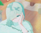 綺麗な”ブラシ塗り”の一枚絵を描きます Youtube、Vtuber、歌い手など活動している方に！ イメージ1
