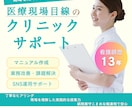 開業に必要なマニュアル作成をサポートします 訪問看護・クリニック等の開業に必要なマニュアルを作成します イメージ1
