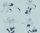 最短一日！挿絵・立ち絵・アイコン・線画を描きます SNSで使える立ち絵、グッズ用イラスト等を描いております。 イメージ1