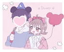 カップル(夢絵)イラスト描きます 低価格でアイコンや全身絵を描きます！ イメージ10