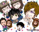 鬼滅とコラボも★⭐︎ポップな似顔絵アイコン描きます アイコンや名刺のワンポイントに⭐︎無茶振りなどなんでも⭐︎ イメージ1