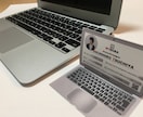 新提案】MacBook型二つ折り名刺つくります あなたのノートパソコンを再現して特別な名刺にします！ イメージ5
