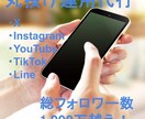 主要5SNS運用代行・コンサルします 総フォロワー数1000万越え/SNS代行/コンサル/設計 イメージ1