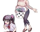 最短1日(要相談)〜イラスト制作承ります アイコンや立ち絵、同人誌の表紙などに！商用利用も可能です イメージ7