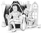 線画のモノクロイラスト描きます 雰囲気のある線画イラストであなたのお手伝いさせてください イメージ7