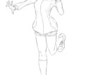 ご希望いただいた雰囲気でキャラクターを描きます 全体的にさっぱりした全身イラストを描きます イメージ6