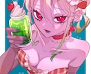 SNS等のイラストを制作します かっこいいから可愛いまで！目を惹くようなイラストを描きます！ イメージ1