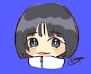 ポップでかわいい似顔絵制作します もちっとミニキャラ風で目を惹くイラスト イメージ1