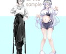 目を惹くイラスト制作します イラスト全般、幅広く制作致します！ イメージ3