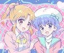 レトロポップ・パステルカラーの可愛い絵を制作します サムネ・MV・ジャケット等にレトロ可愛い一枚絵を制作します イメージ5