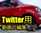 あなたの代わりにTwitter用の動画作成します あなたの素材をTwitter用に編集します イメージ1