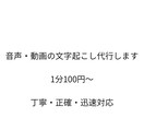 音声・動画を丁寧に文字起こしします 会議・講座・インタビューなど幅広く対応します イメージ1