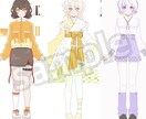 貴方だけのVTuber用パーツ分けイラスト作ります 一緒に貴方だけの理想のキャラクターを作りましょう！ イメージ2