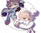 Vtuber向けの立ち絵/キービジュ等承ります かっこかわいい系、中性的で繊細な絵柄が得意 イメージ4