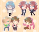 配信用・商用OK！かわいいちびキャラ描きます YouTube配信・サムネイルに！きゅるもちミニキャラ作成 イメージ5