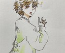 手描き風SNSアイコンを描きます 紙とペンで描く、オンリーワンで暖かいイラストです！ イメージ1