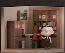 3D背景や部屋をお作りします あなただけのミニチュアのような3D背景をお作りします！ イメージ5