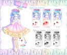 可愛すぎるイラスト描いちゃいます ゆめかわギャルかわどんな可愛いもお描きします！ イメージ5