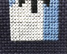キャラクターイメージのクロスステッチ図案考えます ユニフォームや衣装を可愛く刺繍！ イメージ1